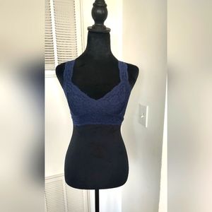 Free People bralette XS navy